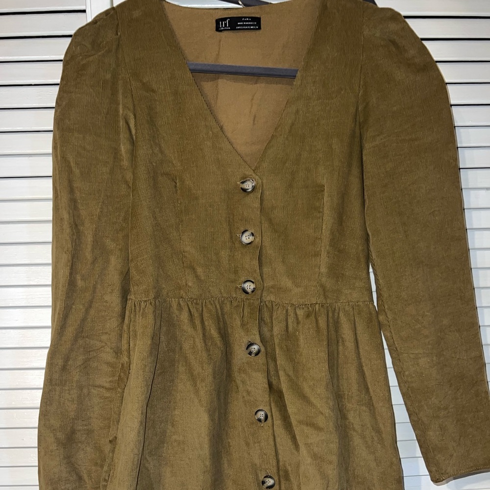 Zara corduroy dress